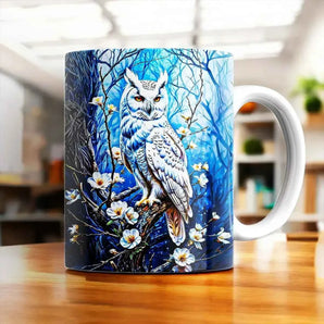 Mug Hibou illustré à la main en Anjou