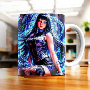 Mug Hinata Naruto illustré à la main en Anjou