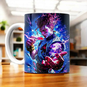 Mug Hisoka Hunter x Hunter illustré à la main en Anjou