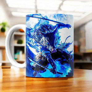 Tasse Inosuke Demon Slayer illustrée à la main en Anjou