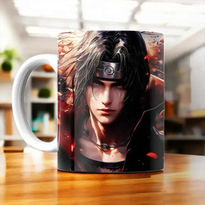Tasse Itachi Naruto illustrée à la main en Anjou