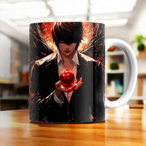 Mug Kira Death Note illustré à la main en Anjou
