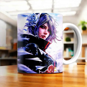 Mug Konan Naruto illustré à la main en Anjou