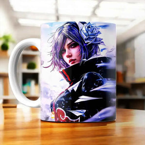 Tasse Konan Naruto illustrée à la main en Anjou