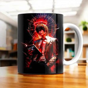 Mug Light Yagami Death Note illustré à la main en Anjou