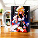 Tasse Lumine Genshin Impact illustrée à la main en Anjou