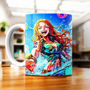 Tasse Nami One Piece illustrée à la main en Anjou