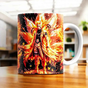 Mug Naruto Shippuden illustré à la main en Anjou