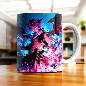 Mug Natsu Fairy Tail illustré à la main en Anjou