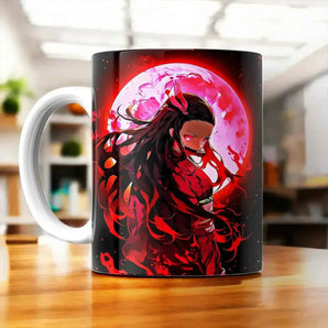 Mug Nezuko Demon Slayer illustré à la main en Anjou