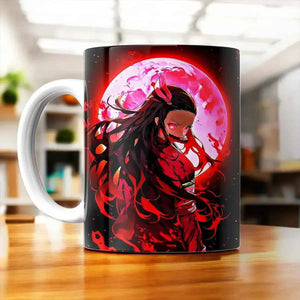 Mug Nezuko Demon Slayer illustré à la main en Anjou
