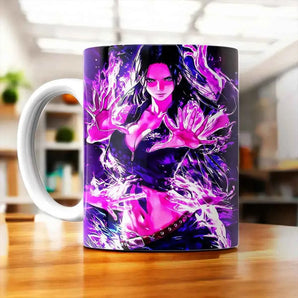 Tasse Nico Robin One Piece illustrée à la main en Anjou