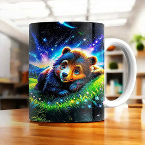 Mug Ourson illustré à la main en Anjou