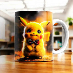 Mug Pikachu illustré à la main en Anjou