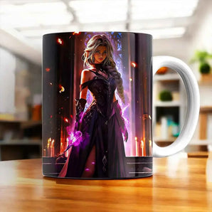 Mug Princesse Guerrière illustré à la main en Anjou