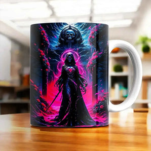 Mug Princesse de la Mort illustré à la main en Anjou