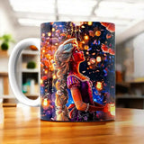 Tasse Raiponce illustrée à la main en Anjou