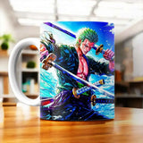 Tasse Zoro One Piece illustrée à la main en Anjou