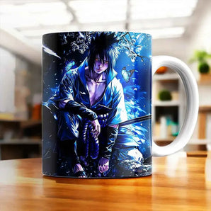 Mug Sasuke Naruto illustré à la main en Anjou