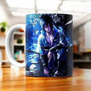 Tasse Sasuke Naruto illustrée à la main en Anjou