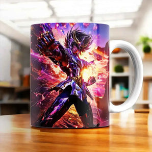 Mug Seiya de Pégase Saint Seiya illustré à la main en Anjou