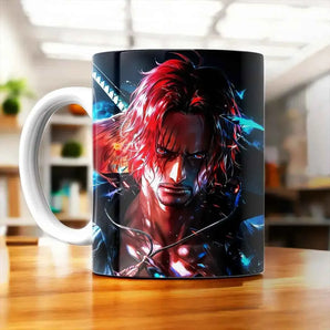Tasse Shanks One Piece illustrée à la main en Anjou