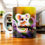 Tasse Souris illustrée à la main en Anjou