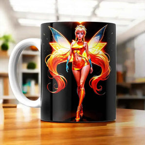 Tasse Stella Winx illustrée à la main en Anjou