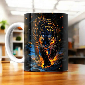 Tasse Tigre Lave illustrée à la main en Anjou