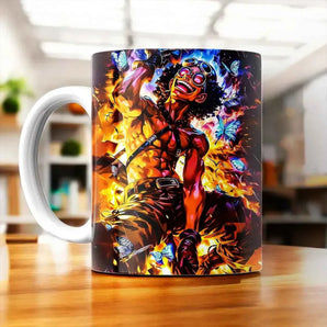 Tasse Usopp inspirée de One Piece illustrée à la main en Anjou