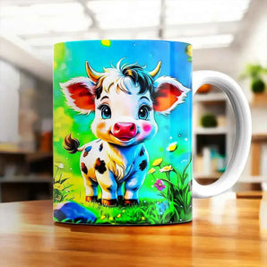 Mug Vache illustré à la main en Anjou