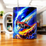 Tasse Vaisseau Goldorak illustrée à la main en Anjou
