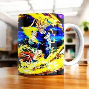Mug Vegeta Dragon Ball Z illustré à la main en Anjou