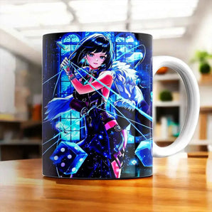 Mug Yelan Genshin Impact illustré à la main en Anjou