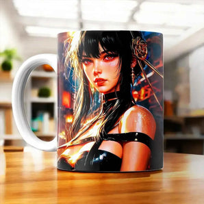 Tasse Yor Forger Spy x Family illustrée à la main en Anjou