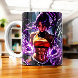 Tasse Yoruichi Bleach illustrée à la main en Anjou