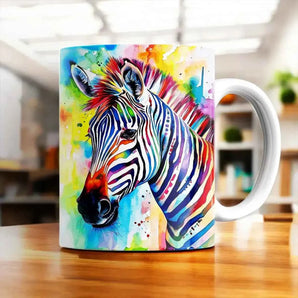Mug Zèbre illustré à la main en Anjou