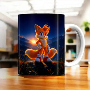 Mug Tails illustré à la main en Anjou