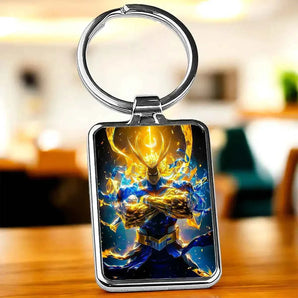 Porte-clé All Might My Hero Academia illustré à la main en Anjou