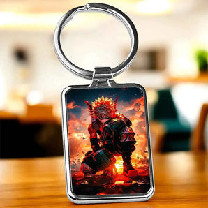 Porte-clé Bakugo My Hero Academia illustré à la main en Anjou