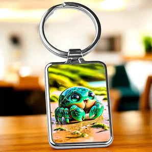 Porte Clé Crabe illustré à la main en Anjou