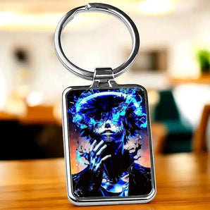Porte-clé Dabi My Hero Academia illustré à la main en Anjou