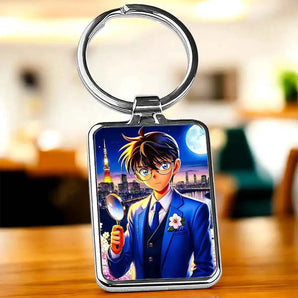 Porte Clé Detective Conan illustré à la main en Anjou