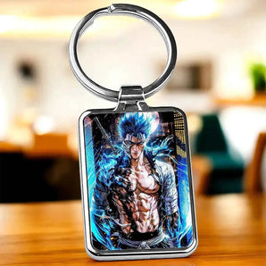 Porte Clé Grimmjow Jaggerjack Bleach illustré à la main en Anjou
