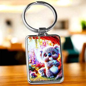 Porte Clé Koala illustré à la main en Anjou