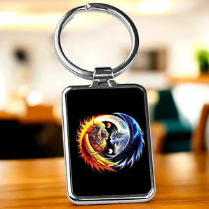 Porte Clé Lionne illustré à la main en Anjou