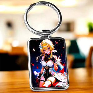 Porte Clé Lumine Genshin Impact illustré à la main en Anjou