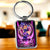 Porte Clé Magicienne des Ténèbres Dark Magician Girl Yu-Gi-Oh! illustré à la main en Anjou
