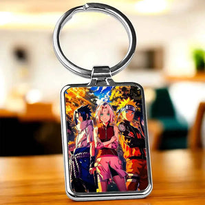 Porte Clé Naruto Equipe 7 illustré à la main en Anjou