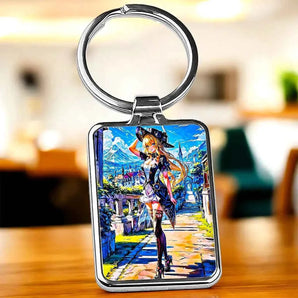 Porte Clé Navia illustré à la main en Anjou